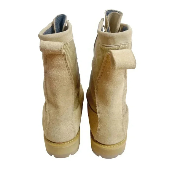 Addison Men's US Army Military Tan Suede Combat Boots Goretex Size 8.5 - Picture 4 of 11